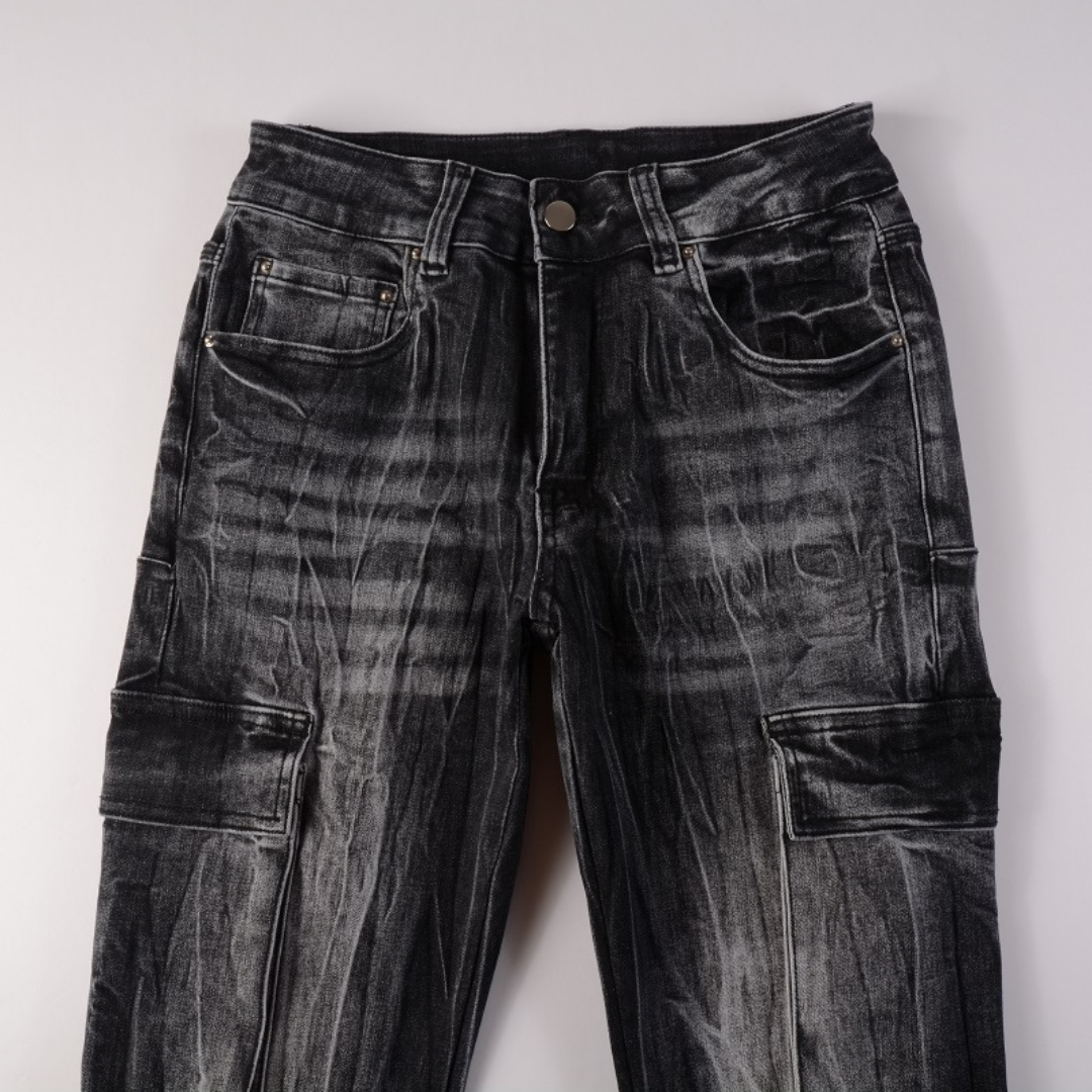 Amiri Schwarze Ausgestellte Designer Jeans Herren Luxus Denim Rock'n'Roll Style