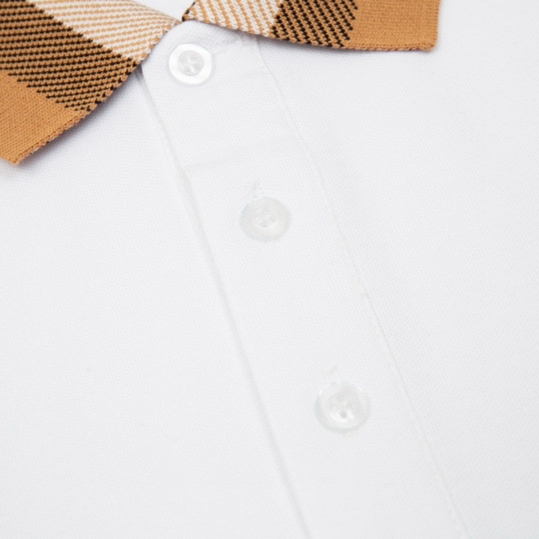 Burberry Herren Luxus Polohemd – Klassisches Design, stilvoll, bequem, hochwertige Baumwolle