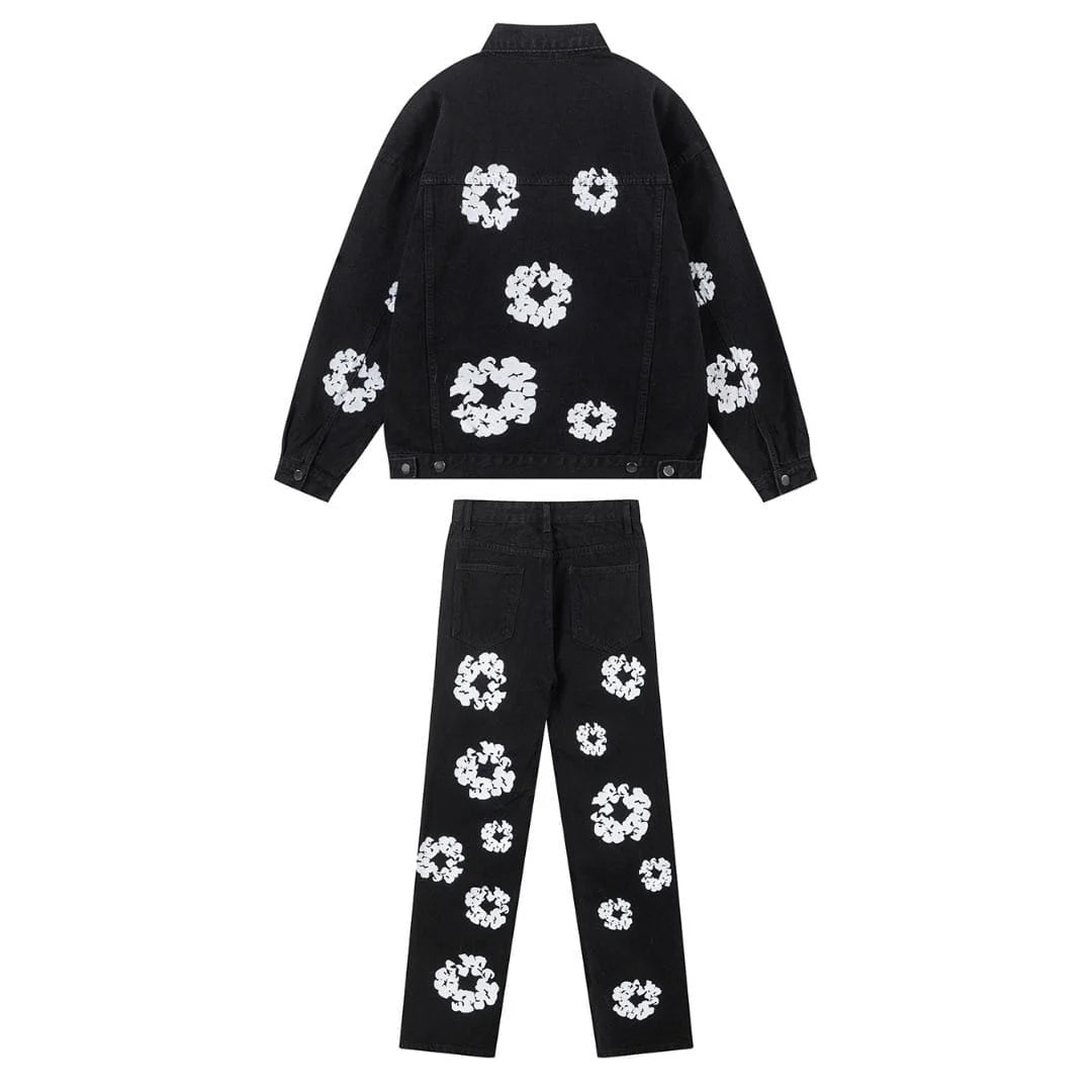 Denim Tears Exklusives Schwarzes Set: Stilvolle Mode mit kultureller Tiefe