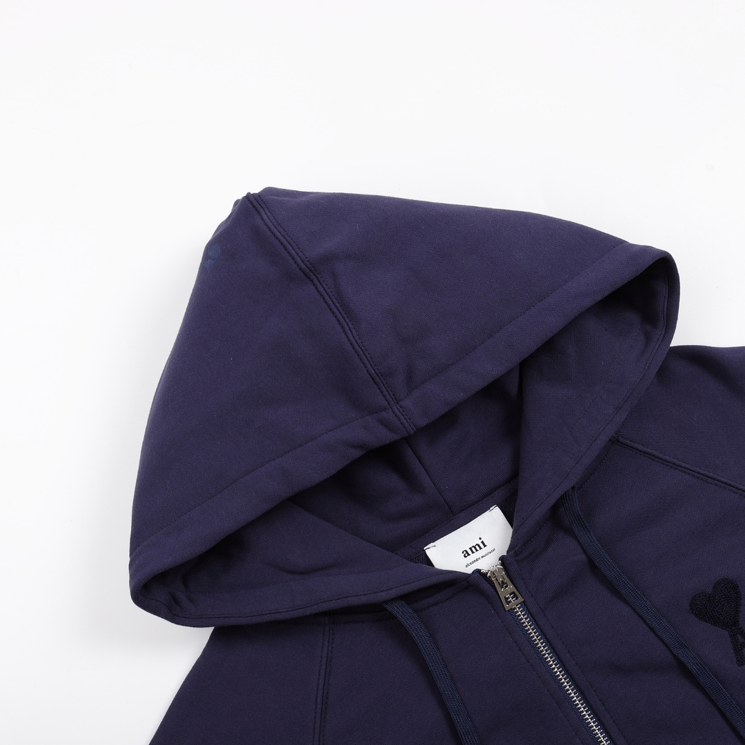 AMI Paris Unisex Jacke: Eleganter Komfort, Zeitloser Stil, Hochwertige Qualität