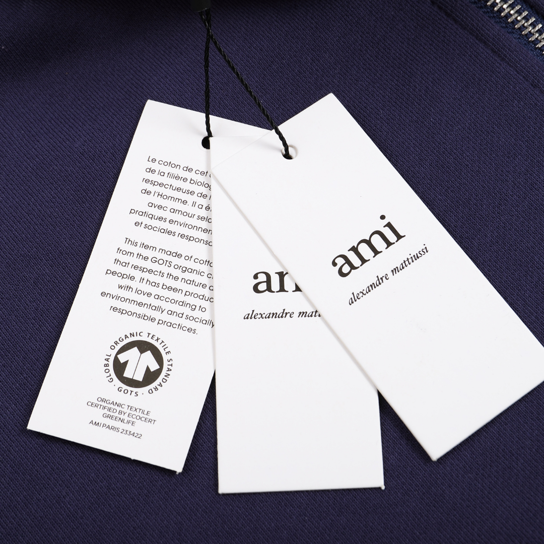 AMI Paris Unisex Jacke: Eleganter Komfort, Zeitloser Stil, Hochwertige Qualität