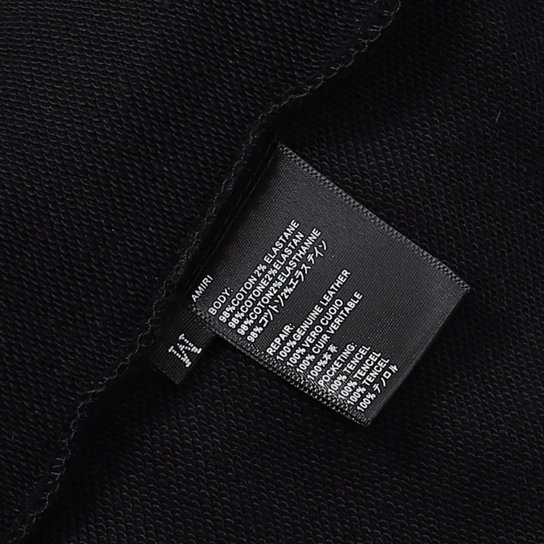 Exklusiver Amiri Silber-Logo Hoodie für Herren – Luxuriöser Streetwear Kapuzenpullover