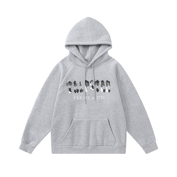 Trapstar Decoded Grauer Trainingsanzug: Luxuriöser Streetwear-Stil für Herren, Bequem & Trendy
