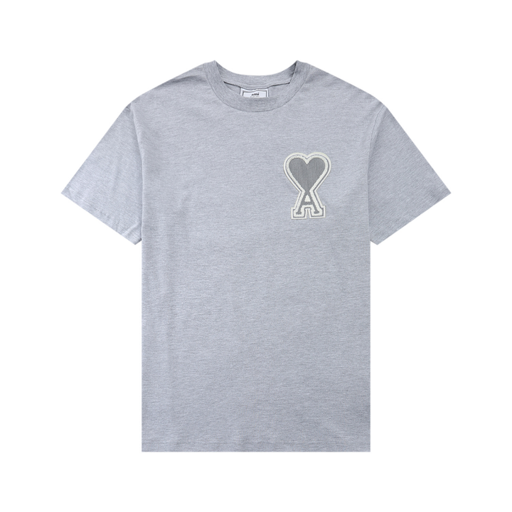 AMI Paris Unisex Baumwoll-T-Shirt – Elegant, Zeitlos, Vielseitig, Hohe Qualität