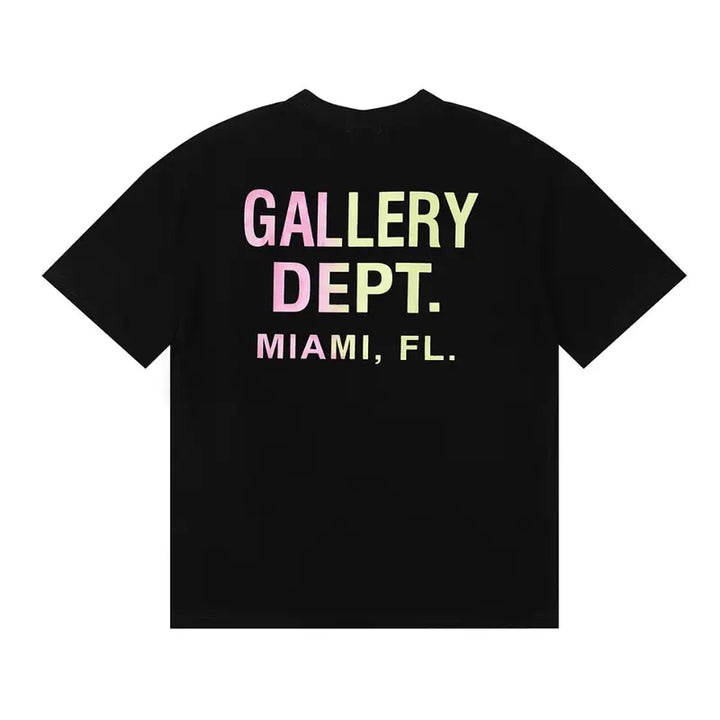 Exklusives Gallery Dept. Künstlerisches Patchwork Oversize T-Shirt – Einzigartiger Streetwear Look