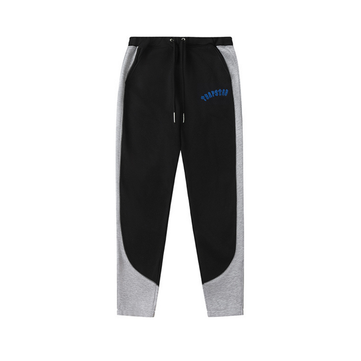 Trapstar Irongate Arch Chenille Grau-Blauer Trainingsanzug – Stilvoller Streetwear Jogger Set