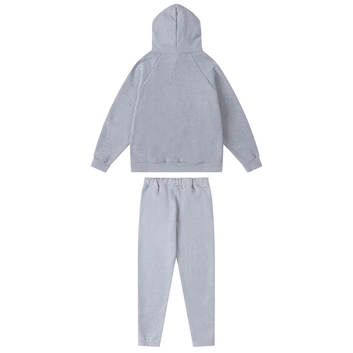 Trapstar Decoded Grauer Trainingsanzug – Stilvoller Streetwear Freizeitanzug mit Logo