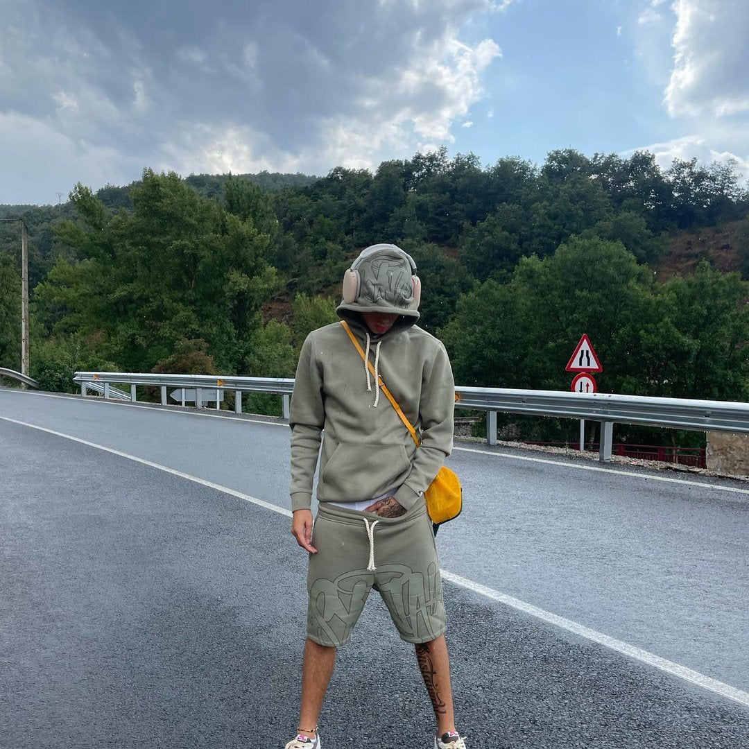 Syna World Grüner Streetwear Trainingsanzug - Urbaner Komfort für Herren