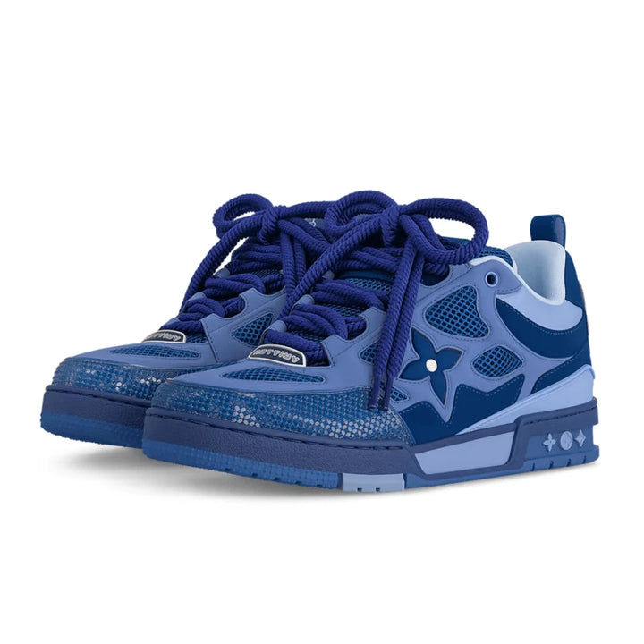 Exklusive Louis Vuitton Skate Sneaker Blau: Luxuriöser Stil, Komfort & Monogramm Design