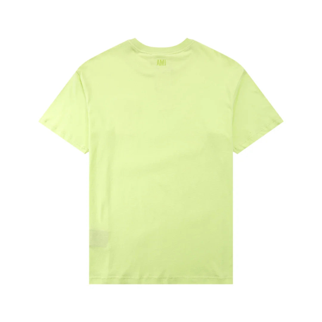 AMI Paris Herz Logo Baumwoll-T-Shirt für Herren – Stilvoll, Bequem, Zeitlos