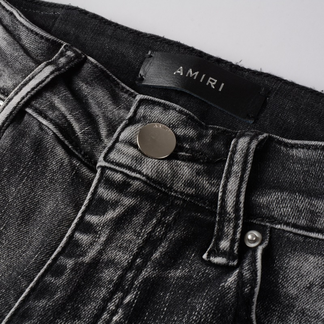 Amiri Distressed Paint Jeans Herren – Luxus Designer Denim mit Kunstvollen Farbspritzern