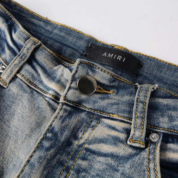 Amiri M.A. Paint Distressed Luxus Designer Jeans Herren Streetwear