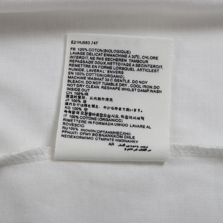AMI Paris Unisex Baumwoll-T-Shirt mit gesticktem Herz-Logo – Stilvoller Pariser Chic
