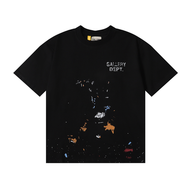 Exklusives Gallery Dept. Künstlerisches Patchwork Oversize T-Shirt – Einzigartiger Streetwear Look