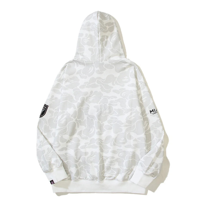 Exklusiver BAPE Miami Haifisch Camo Kapuzenpullover – Stylischer Streetwear Hoodie