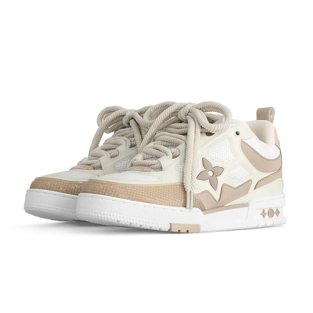 Louis Vuitton Skate Beige Luxus Sneaker – Stilvoller Designer Schuh Komfortabel