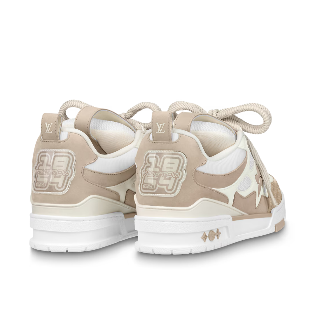 Louis Vuitton Skate Beige Luxus Sneaker – Stilvoller Designer Schuh Komfortabel