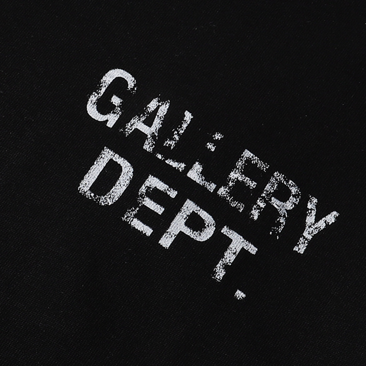 Exklusives Gallery Dept. Künstlerisches Patchwork Oversize T-Shirt – Einzigartiger Streetwear Look
