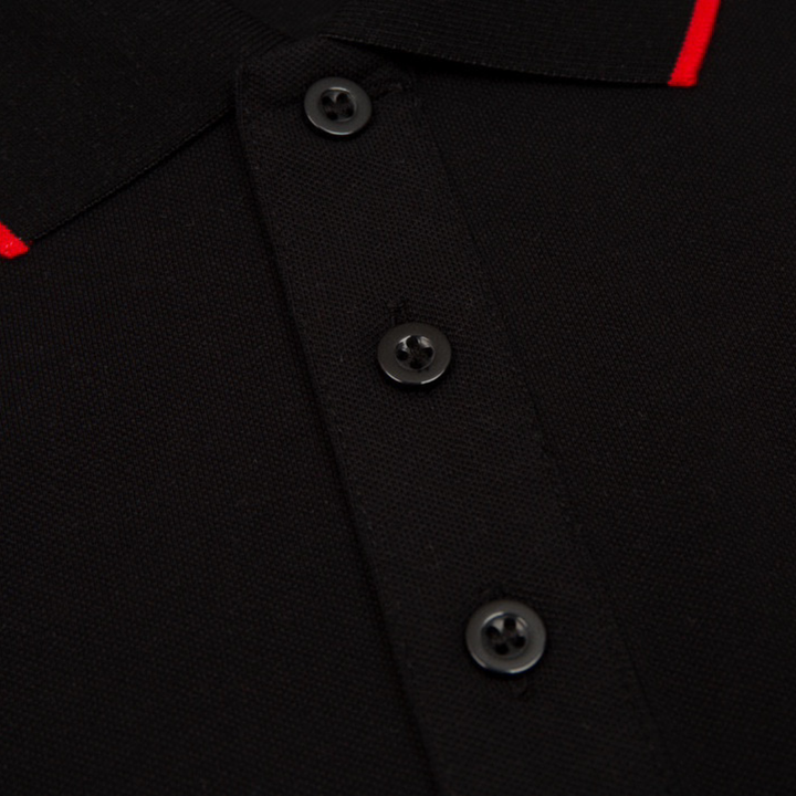 Moncler Luxus Herren Monogramm Polohemd: Stilvolles Baumwoll-T-Shirt für Freizeit