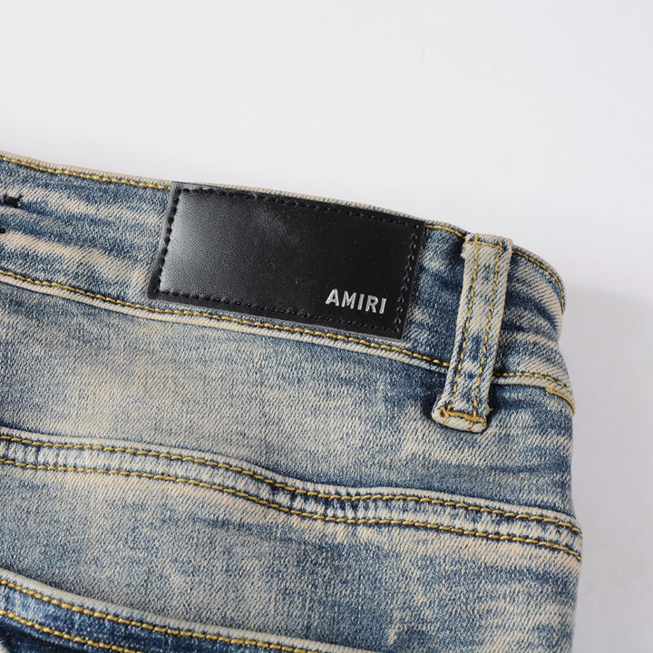 Amiri M.A. Paint Distressed Luxus Designer Jeans Herren Streetwear