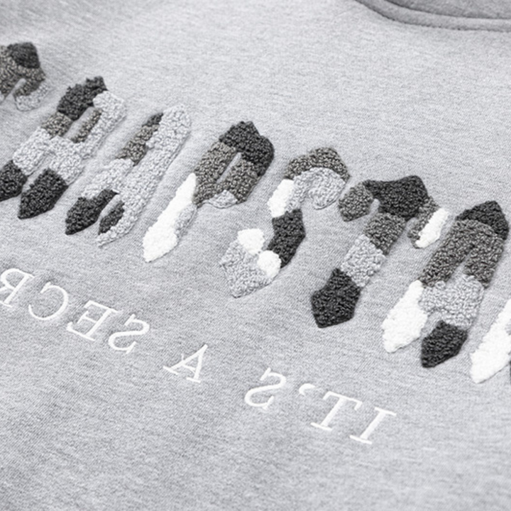 Trapstar Decoded Grauer Trainingsanzug: Luxuriöser Streetwear-Stil für Herren, Bequem & Trendy