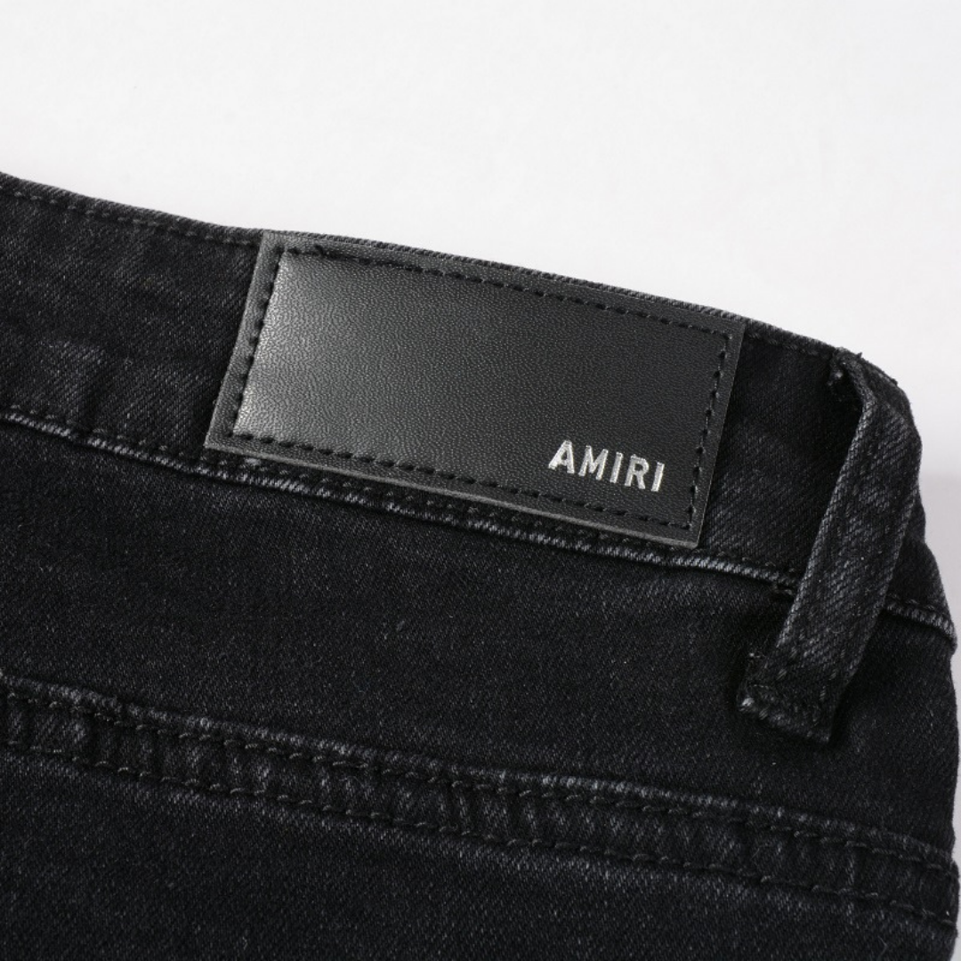 Luxuriöse Amiri Paint Splatter Jeans für Herren – Distressed Streetwear Denim