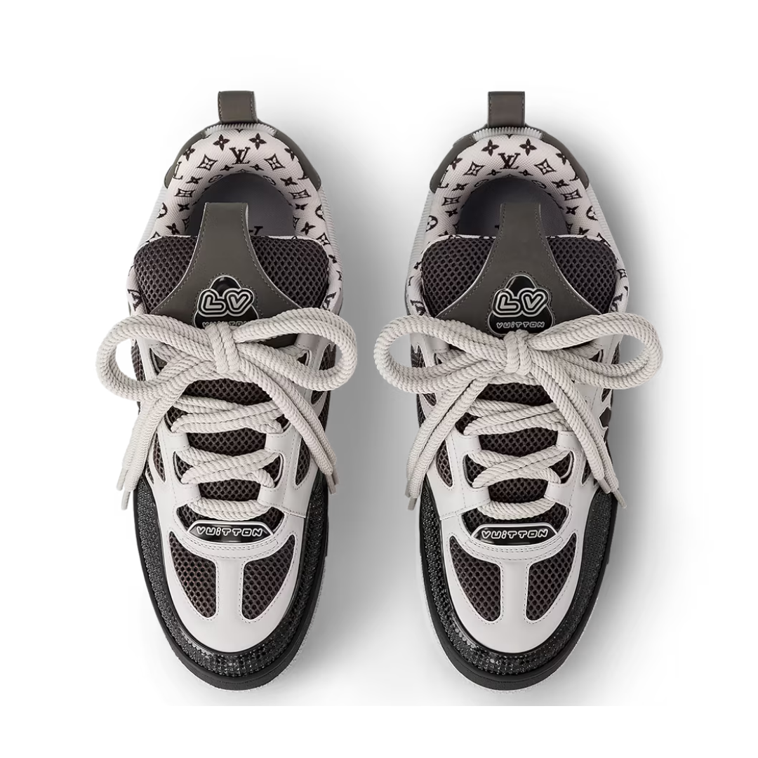 Luxuriöse Louis Vuitton Skate Sneaker Grau – Stil, Komfort & Exklusivität für Herren