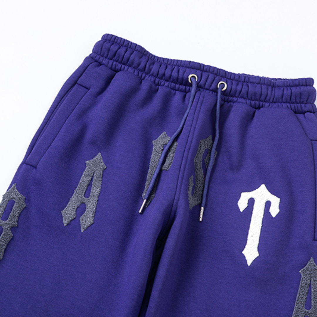 Trapstar Decoded Arch 2.0 Blauer Trainingsanzug Herren Streetwear Komfort Set