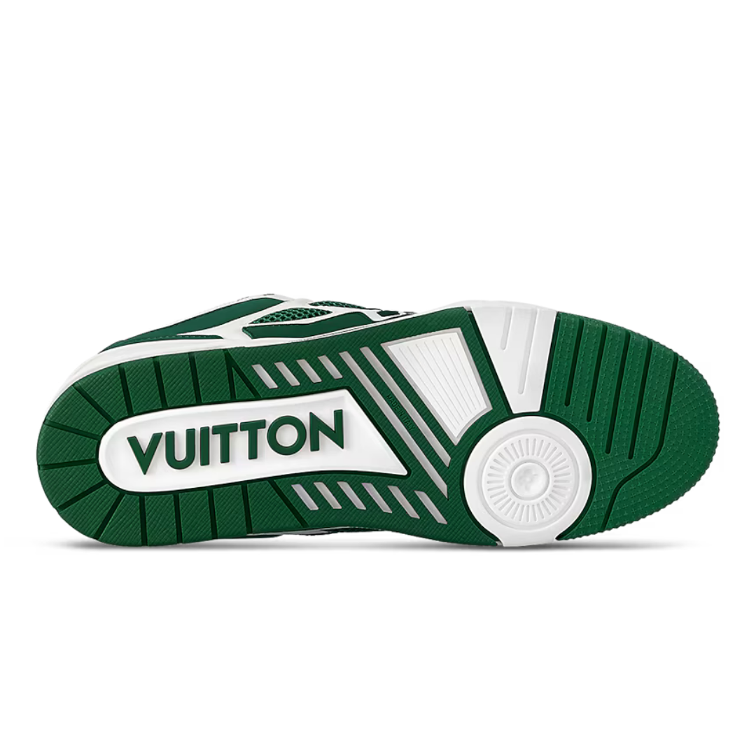 Louis Vuitton Skate Grün Sneakers – Luxuriöse Designer-Schuhe mit ikonischem Monogramm-Muster