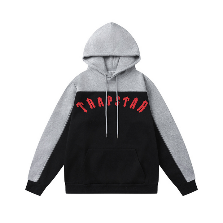 Trapstar Irongate Arch Chenille Trainingsanzug Grau-Rot – Urbaner Style