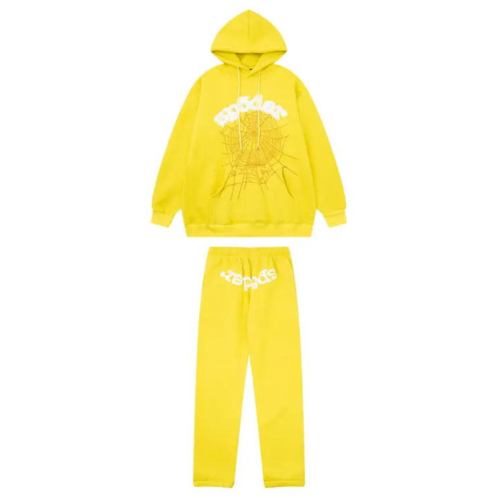 SP5DER Premium Streetwear Trainingsanzug Bequem Stylisch Lässiger Freizeit Set Hochwertig
