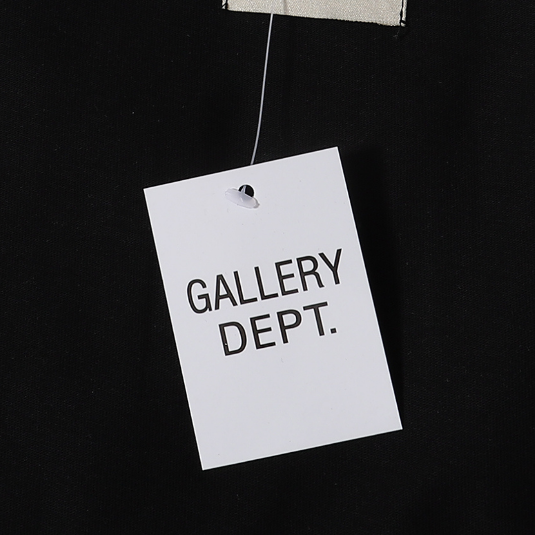 Exklusives Gallery Dept. Künstlerisches Patchwork Oversize T-Shirt – Einzigartiger Streetwear Look