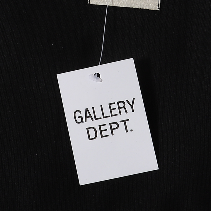 Exklusives Gallery Dept. Künstlerisches Patchwork Oversize T-Shirt – Einzigartiger Streetwear Look