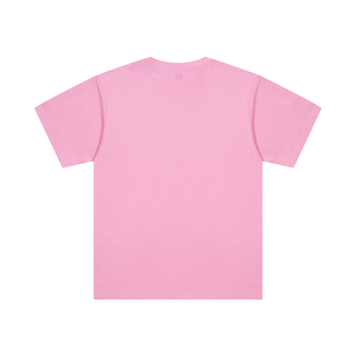 AMI Paris Unisex Baumwoll-T-Shirt mit Herzlogo – Stilvolles Designer-Basic für jeden Anlass