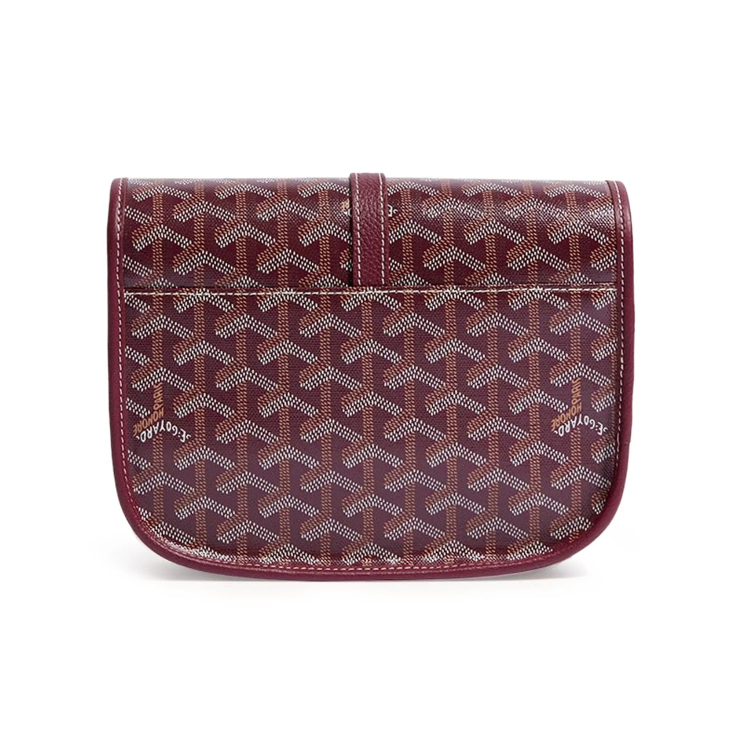Exklusive Goyard Monogramm Tote Tasche – Luxuriöser Stil, Handgefertigt, Weinrot