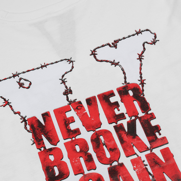 V-LONE 'Never Broke Again' Statement T-Shirt: Zeige deine unerschütterliche Individualität