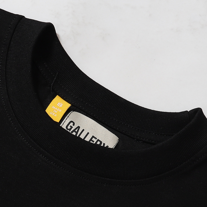 Exklusives Gallery Dept. Künstlerisches Patchwork Oversize T-Shirt – Einzigartiger Streetwear Look