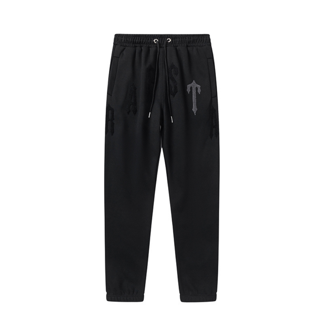 Trapstar Decoded Arch 2.0 Triple Black Trainingsanzug Set für Herren