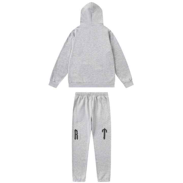 Trapstar Decoded Arch 2.0 Grauer Trainingsanzug: Urbaner Style für Komfort & Auftritt