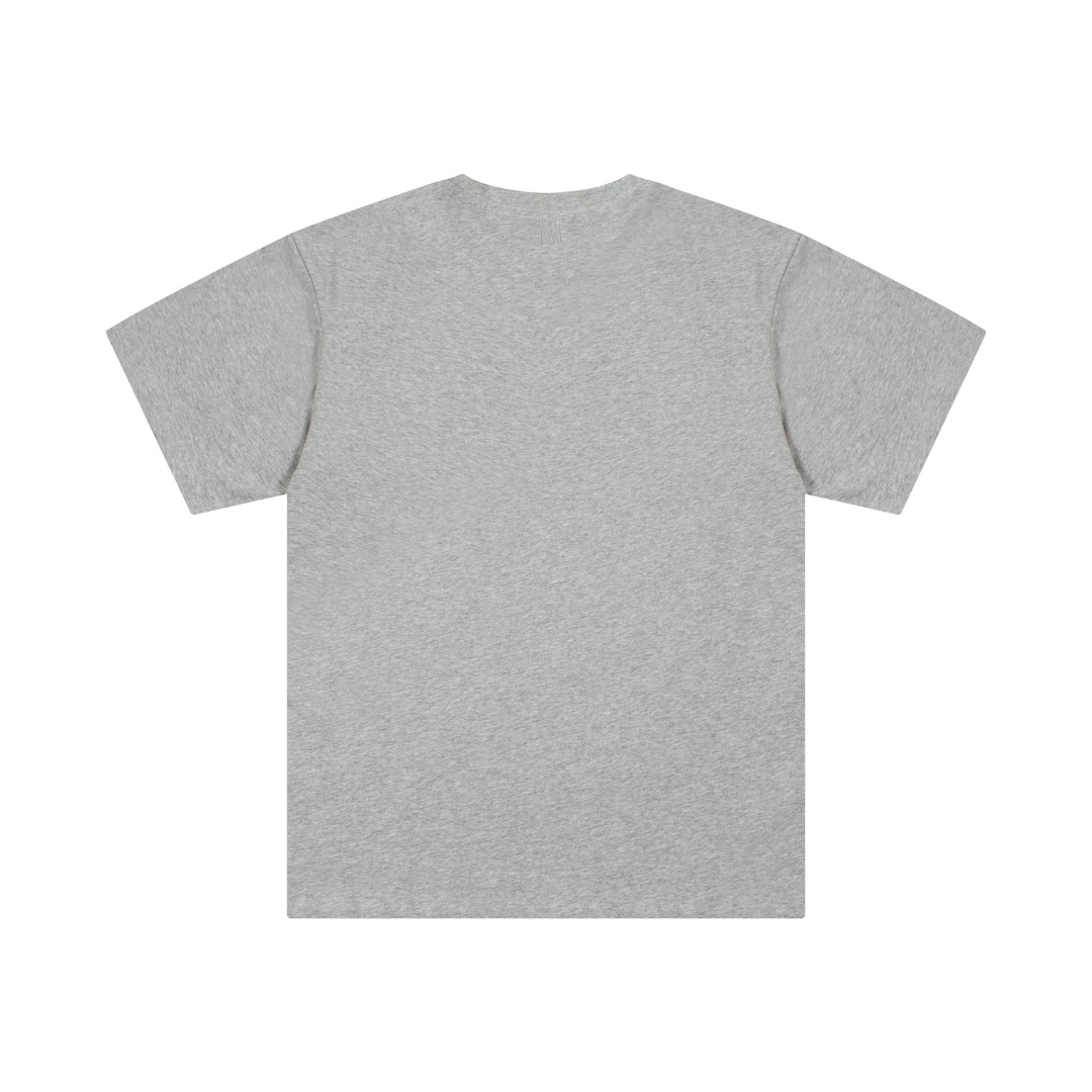 Hochwertiges AMI Paris Herren T-Shirt – Stilvoll, Bequem, Zeitlos, Weiß