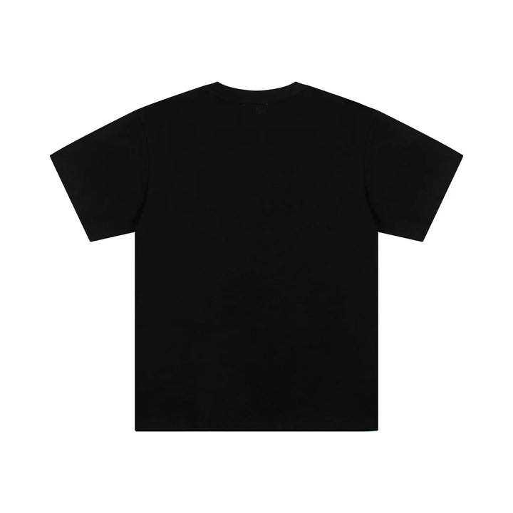 AMI Paris Unisex Baumwoll-T-Shirt mit ikonischem Herz-Logo, Designer Freizeit Shirt