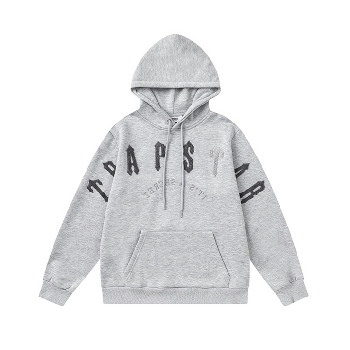 Trapstar Decoded Arch 2.0 Grauer Trainingsanzug: Urbaner Style für Komfort & Auftritt