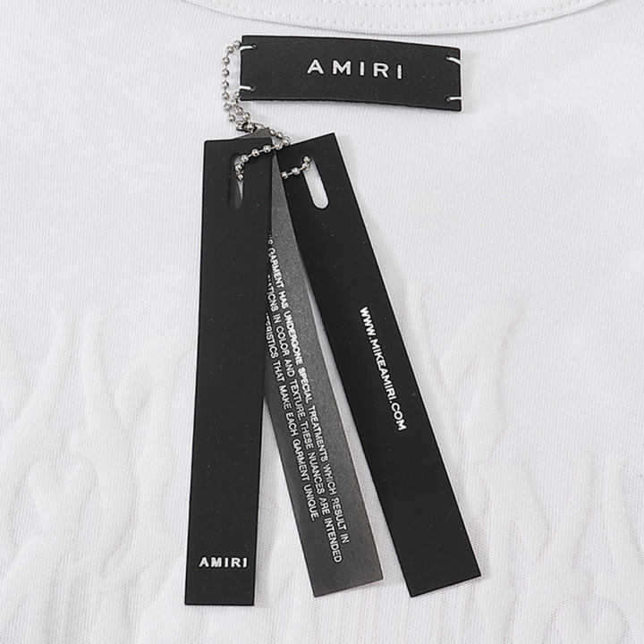 Stylisches Amiri '22' Herren T-Shirt Schwarz, Kurzarm, Bequemer Baumwoll-Streetwear-Look