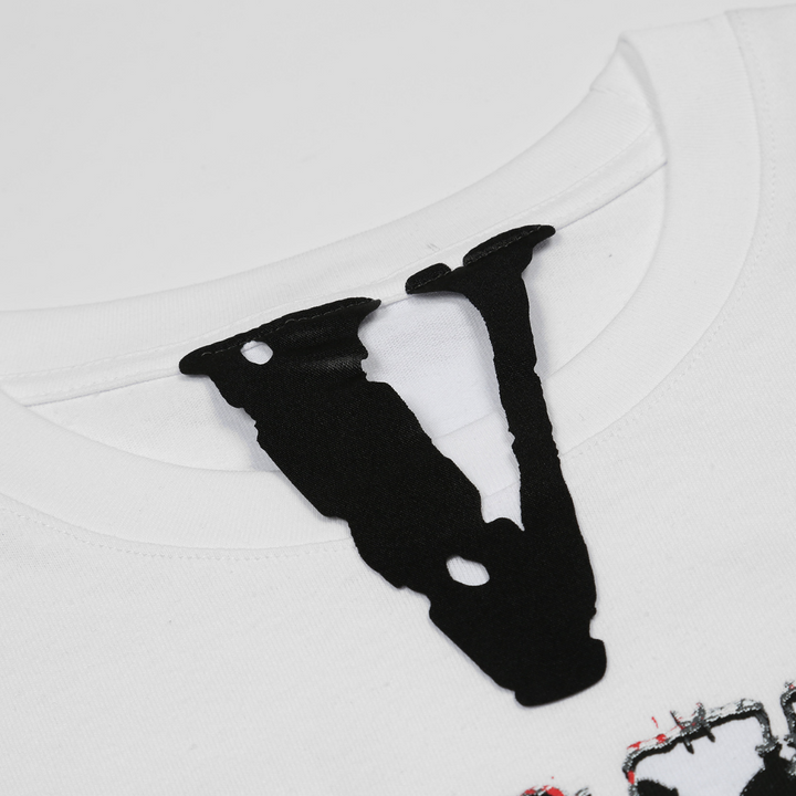 V-LONE 'Never Broke Again' Statement T-Shirt: Zeige deine unerschütterliche Individualität