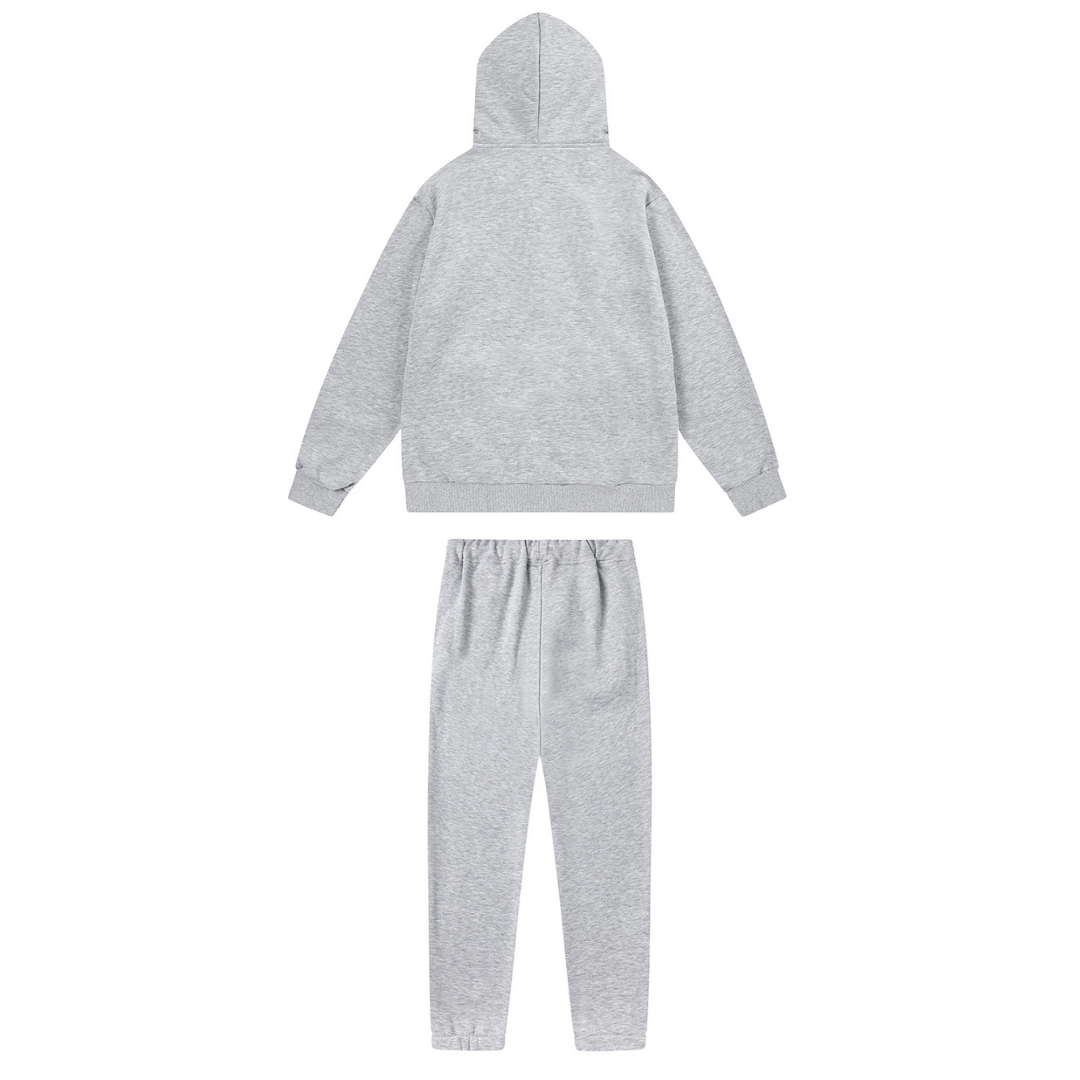Trapstar Shooters 2.0 Kapuzen-Trainingsanzug Grau-Blau – Stylischer Athleisure Set