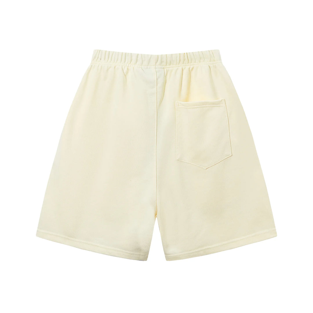 Essentials Beige Shorts: Bequeme, stylische Baumwoll-Shorts für lässigen Streetwear-Look