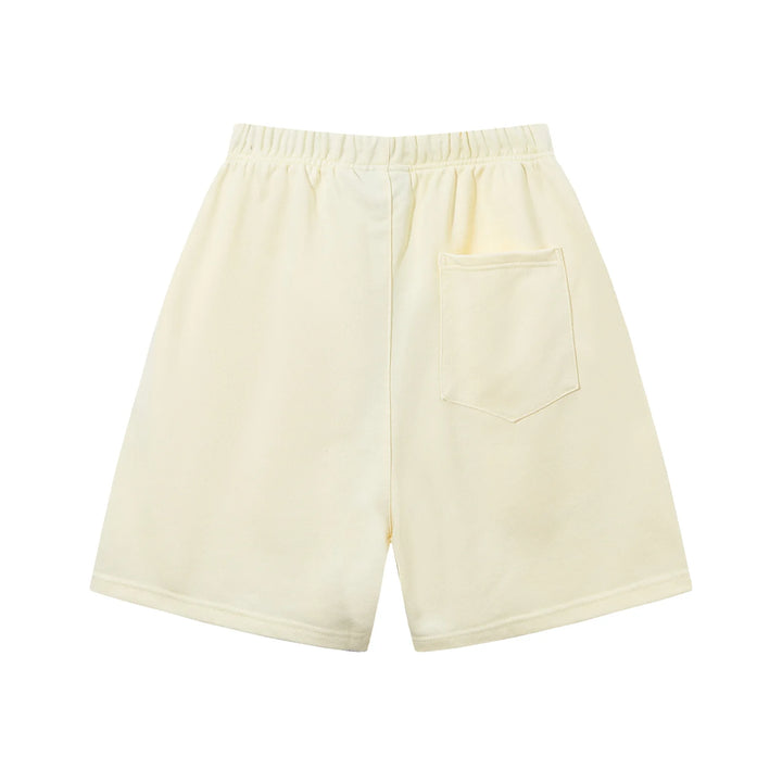 Essentials Beige Shorts: Bequeme, stylische Baumwoll-Shorts für lässigen Streetwear-Look