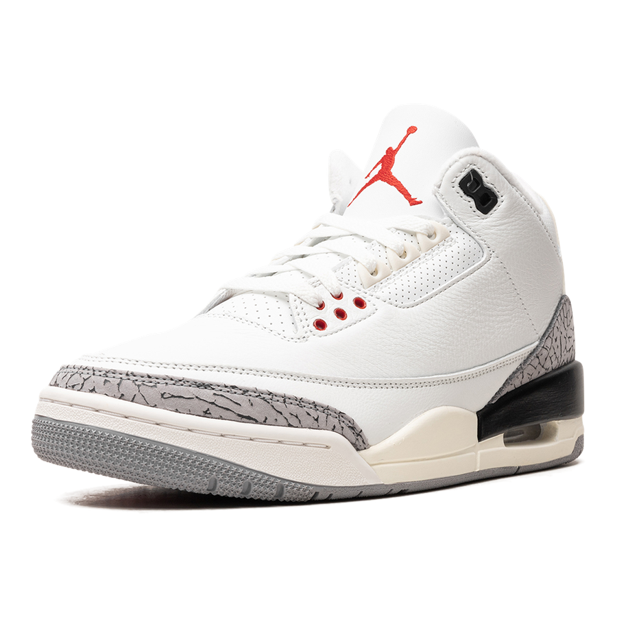 Air Jordan 3 "White Cement Reimagined 2023" Herren Retro Sneaker mit Vintage-Look