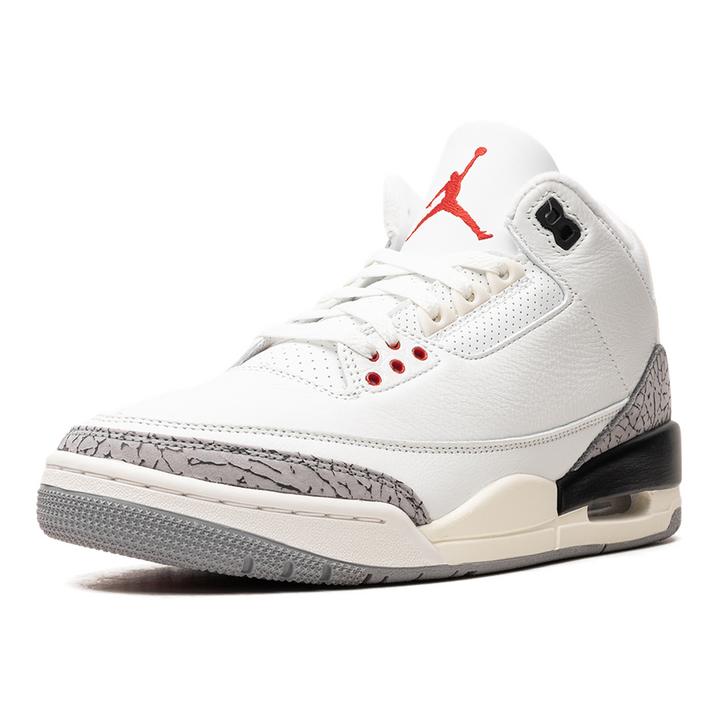 Air Jordan 3 "White Cement Reimagined 2023" Herren Retro Sneaker mit Vintage-Look