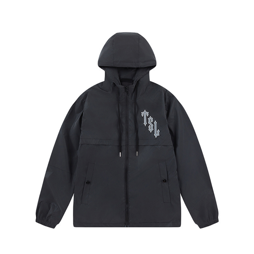 Trapstar London Shooters Reflektierende Schwarze Windjacke – Stylisch & Wetterfest